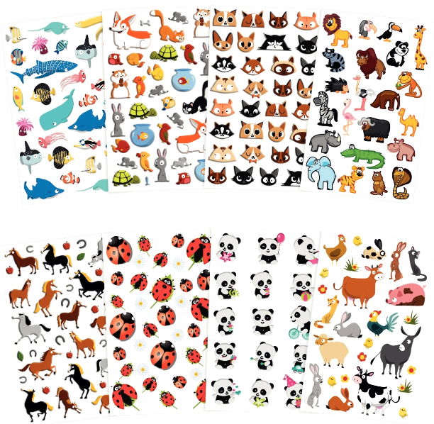 3D Sticker, sortiert x 209